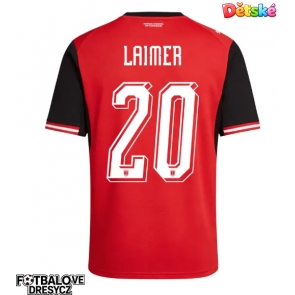 Rakousko Konrad Laimer #20 Dětské Domácí dres komplet MS 2026 Krátký Rukáv (+ trenýrky)